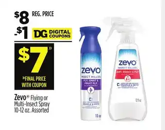 Dollar General Zevo Flying or Multi-Insect Spray offer