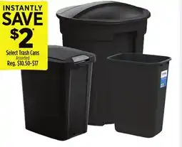 Dollar General Select Trash Cans offer