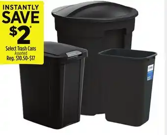 Dollar General Select Trash Cans offer