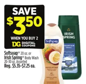 Dollar General Softsoap or Irish Spring offer