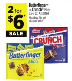 Dollar General Butterfinger or Crunch Minis offer