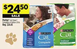 Dollar General Purina Cat Chow Complete or Indoor offer
