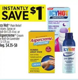 Dollar General Icy Hot or Aspercreme offer