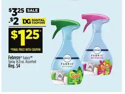 Dollar General Febreze Fabric Spray offer