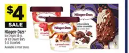 Dollar General Häagen-Dazs Ice Cream 14 oz. or Ice Cream Bars 3 ct offer