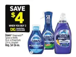 Dollar General Dawn Powerwash TM Sprays or Refills offer