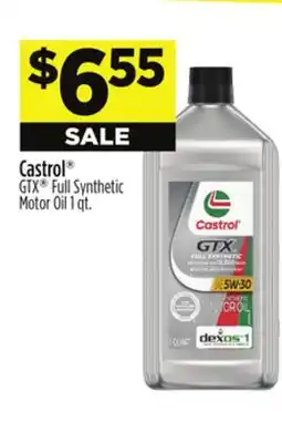 Dollar General Castrol GTX Full Synthetic Motor Oil offer