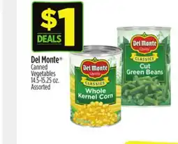 Dollar General Del Monte Canned Vegetables offer