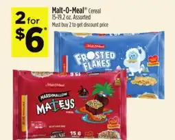 Dollar General Malt-O-Meal Cereal offer