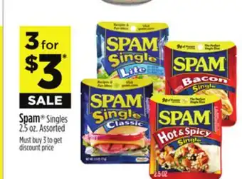 Dollar General Spam Singles offer