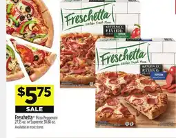 Dollar General Freschetta Pizza Pepperoni 27.35 oz. or Supreme 30.88 oz offer