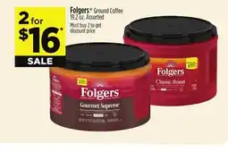 Dollar General Folgers Ground Coffee offer
