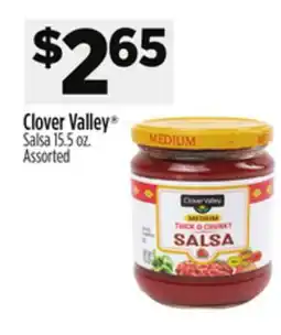 Dollar General Clover Valley Salsa offer