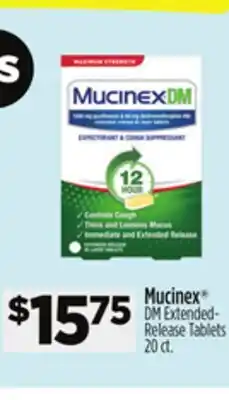 Dollar General Mucinex DM Extended-Release Tablets offer