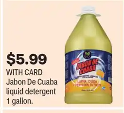 CVS Jabon De Cuaba liquid detergent 1 gallon offer