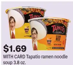 CVS Tapatío ramen noodle soup offer