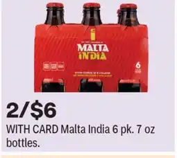CVS Malta India 6 pk. 7 oz bottles offer