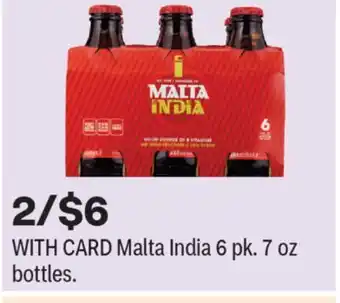 CVS Malta India 6 pk. 7 oz bottles offer