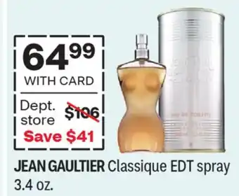 CVS JEAN GAULTIER Classique EDT spray offer