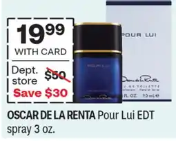 CVS OSCAR DE LA RENTA Pour Lui EDT spray offer