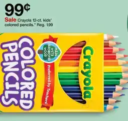 Target Crayola 12-ct. kids' colored pencils offer