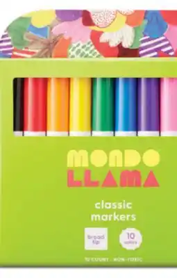 Target Mondo Llama broad-tip classic markers offer