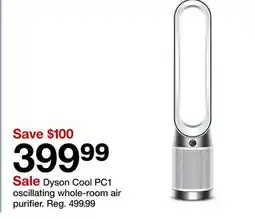 Target Dyson Cool PC1 oscillating whole-room air purifier offer