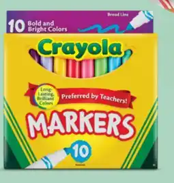 Target Crayola broadline markers offer