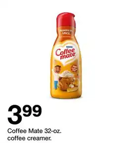 Target Coffee Mate 32-oz. coffee creamer offer