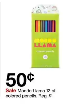 Target Mondo Llama 12-ct. colored pencils offer