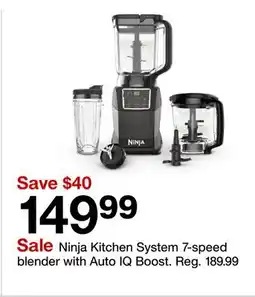 Target Ninja Kitchen System 7-speed blender offer