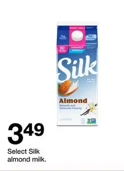 Target Select Silk almond milk offer