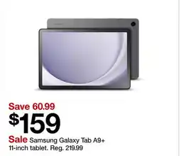 Target Samsung Galaxy Tab A9+ 11-inch tablet offer
