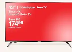 Target Westinghouse 43 Smart 4K Ultra HD Roku TV offer
