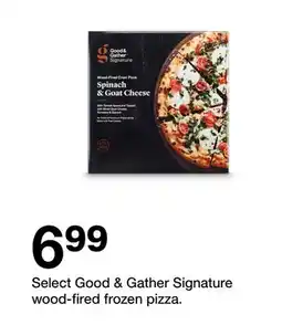 Target Select Good & Gather Signature wood-fired frozen pizza offer