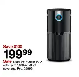 Target Shark Air Purifier MAX with up to 1,200-sq.-ft. of coverage offer
