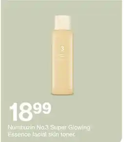 Target Numbuzin No.3 Super Glowing Essence facial skin toner offer