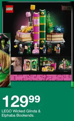 Target LEGO Wicked Glinda & Elphaba Bookends offer