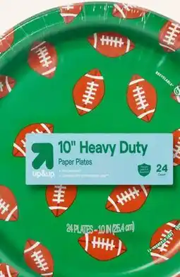 Target up&up 24 - ct. 10 paper plates offer