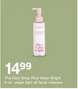 Target The Face Shop Rice Water Bright offer