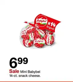 Target Mini Babybel 14-ct. snack cheese offer