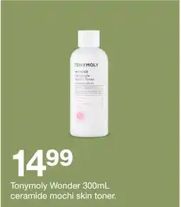 Target Tonymoly Wonder 300mL ceramide mochi skin toner offer