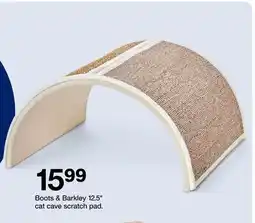 Target Boots & Barkley 12.5 cat cave scratch pad offer