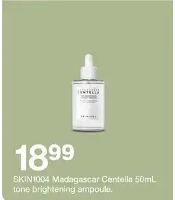 Target SKIN1004 Madagascar Centella 50mL tone brightening offer