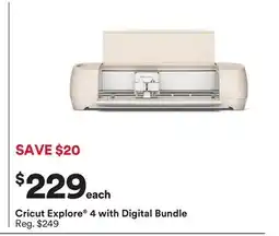 Michaels Cricut Explore 4 with Digital Bundle offer