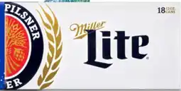 Target Miller & other 18-pk. beer offer