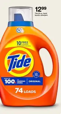 Target Tide 84-oz. liquid laundry detergent offer