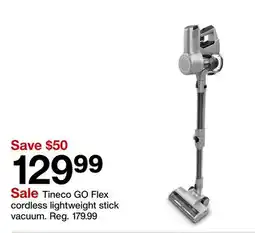 Target Tineco GO Flex cordless lightweight stick vacuum offer
