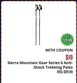 Big 5 Sierra Mountain Gear Series 6 Anti-Shock Trekking Poles offer