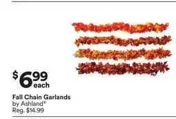 Michaels Fall Chain garlands by Ashland offer
